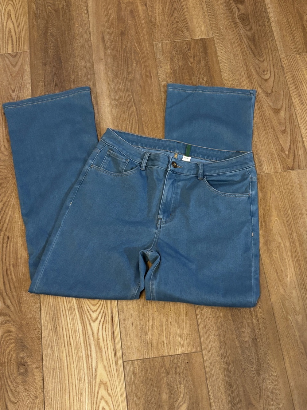 Halara Flex High Rise Bootcut Jeans Women’s Large Regular Blue Stretch Denim